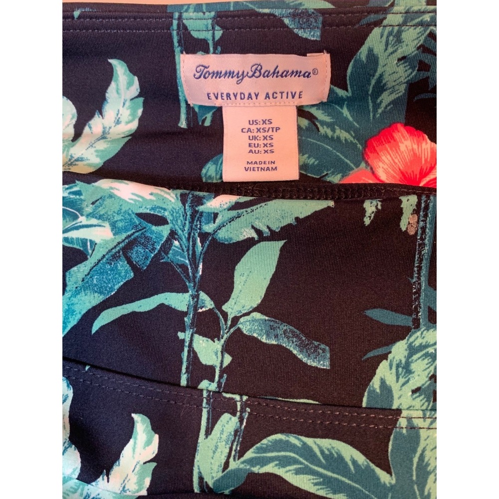 Tommy Bahama Everyday Active Skort Womens XS Navy Tropical Floral UPF 50 Skirt - Picture 6 of 10